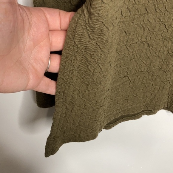 Zara textured top side slits size small - Picture 5 of 7